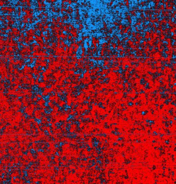 Soyut grungy desenli mavi ve kırmızı arkaplan