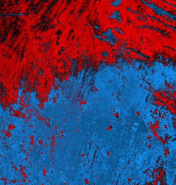 Soyut arkaplan, doku. Mavi ve kırmızı 