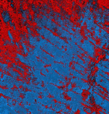 Soyut arkaplan, doku. Mavi ve kırmızı 