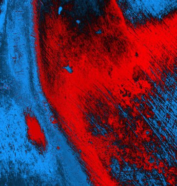 Soyut arkaplan, doku. Mavi ve kırmızı 