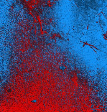 Soyut arkaplan, doku. Mavi ve kırmızı 