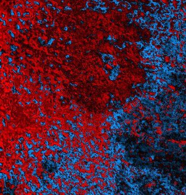 Soyut grungy desenli mavi ve kırmızı arkaplan