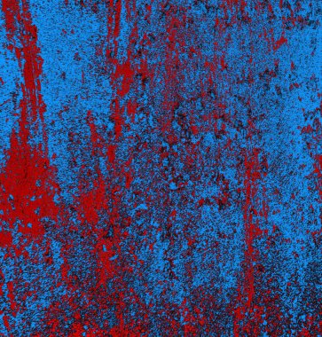 Soyut grungy desenli mavi ve kırmızı arkaplan
