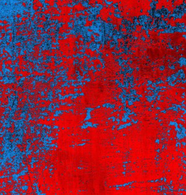 Soyut grungy desenli mavi ve kırmızı arkaplan