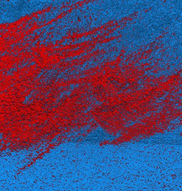 Soyut arkaplan, doku. Mavi ve kırmızı 