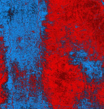 Soyut grungy desenli mavi ve kırmızı arkaplan