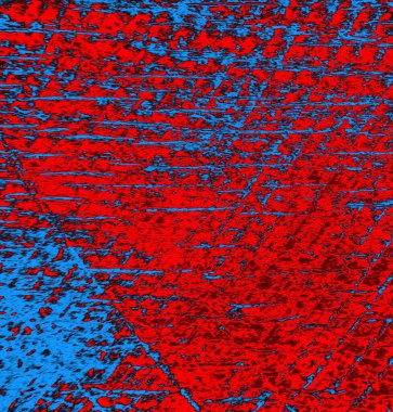 Soyut grungy desenli mavi ve kırmızı arkaplan