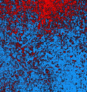 Soyut grungy desenli mavi ve kırmızı arkaplan