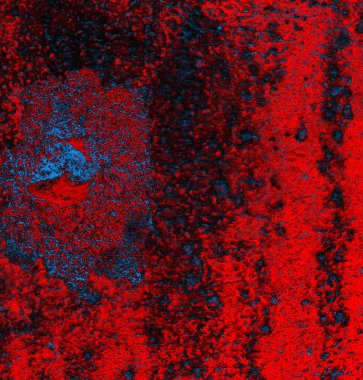 Soyut grungy desenli mavi ve kırmızı arkaplan