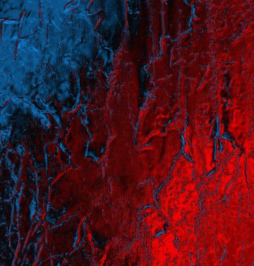 Soyut grungy desenli mavi ve kırmızı arkaplan