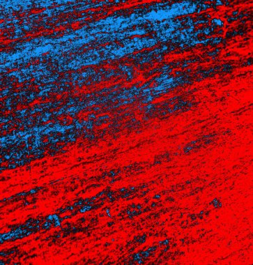 Soyut arkaplan. Resim kırmızı, mavi ve siyah bir tonu içerir.