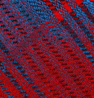 Soyut grungy desenli mavi ve kırmızı arkaplan