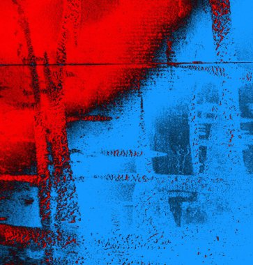 Soyut arkaplan, doku. Mavi ve kırmızı 