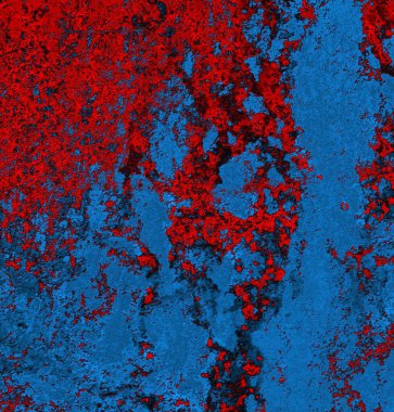 Soyut arkaplan, doku. Mavi ve kırmızı 