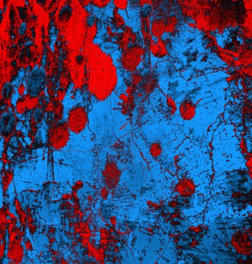 Soyut arkaplan, doku. Mavi ve kırmızı 