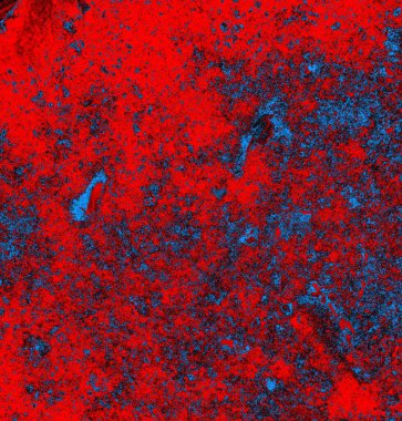 Soyut grungy desenli mavi ve kırmızı arkaplan