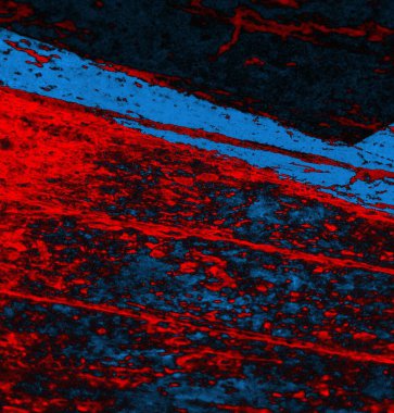 Soyut arkaplan, doku. Mavi ve kırmızı 