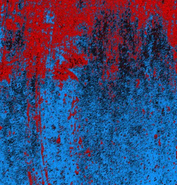 Soyut grungy desenli mavi ve kırmızı arkaplan