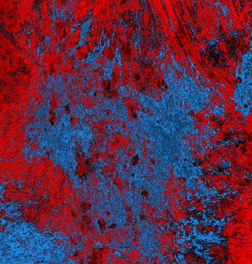 Soyut arkaplan, doku. Mavi ve kırmızı 