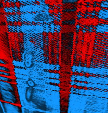 Soyut arkaplan, doku. Mavi ve kırmızı 