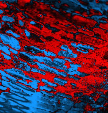 Soyut arkaplan, doku. Mavi ve kırmızı 