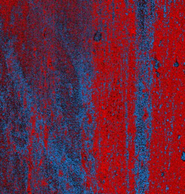 Soyut grungy desenli mavi ve kırmızı arkaplan