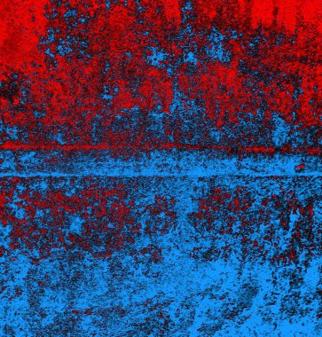 Soyut arkaplan, doku. Mavi ve kırmızı 