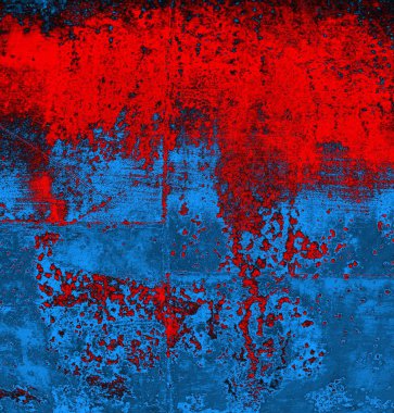 Soyut arkaplan, doku. Mavi ve kırmızı 