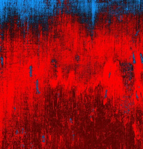Abstrakter Grungy Texturierter Blauer Und Roter Hintergrund — Stockfoto