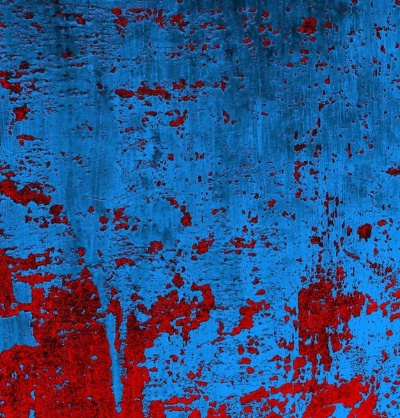 Абстрактний Гранжевий Текстурований Синьо Червоний Фон — стокове фото