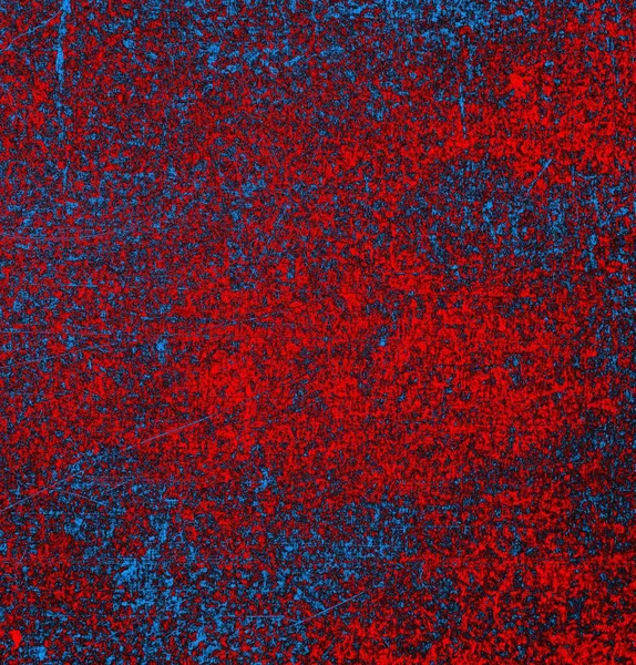 Абстрактний Гранжевий Текстурований Синьо Червоний Фон — стокове фото