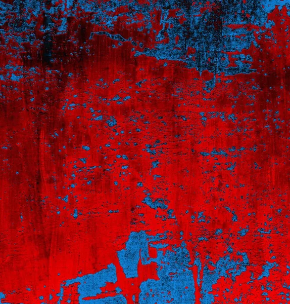 Soyut grungy desenli mavi ve kırmızı arkaplan