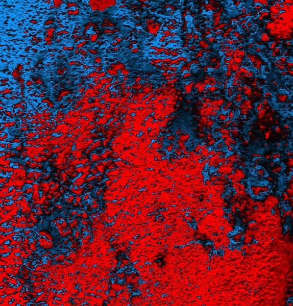 Abstrait Grungy Texturé Fond Bleu Rouge — Photo