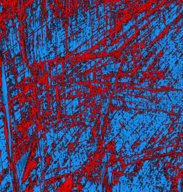 Soyut arkaplan, doku. Mavi ve kırmızı 