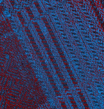 Soyut arkaplan, doku. Mavi ve kırmızı 