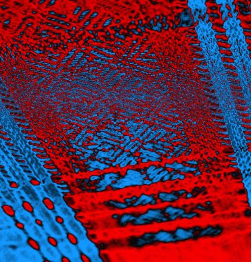 Soyut arkaplan, doku. Mavi ve kırmızı 