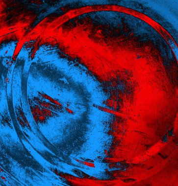 Soyut arkaplan, doku. Mavi ve kırmızı 