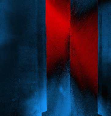 Soyut arkaplan, doku. Mavi ve kırmızı 