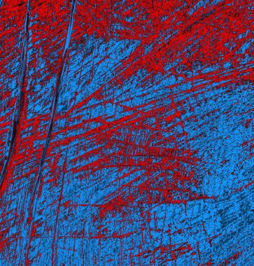 Soyut arkaplan, doku. Mavi ve kırmızı 