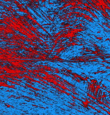 Soyut arkaplan, doku. Mavi ve kırmızı 