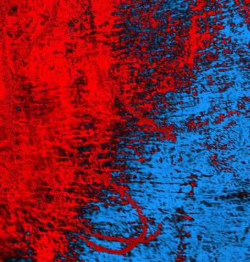 Soyut grungy desenli mavi ve kırmızı arkaplan