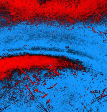 Soyut arkaplan, doku. Mavi ve kırmızı 