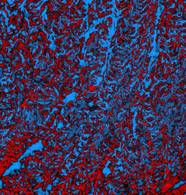 Soyut arkaplan, doku. Mavi ve kırmızı 