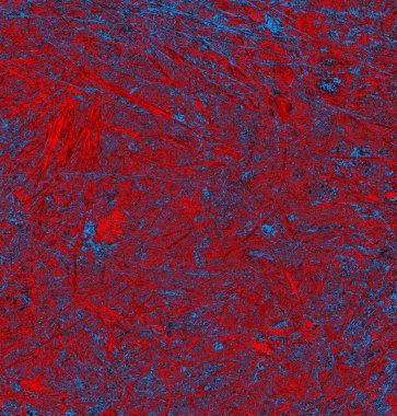 Soyut arkaplan. Resim kırmızı, mavi ve siyah bir tonu içerir.