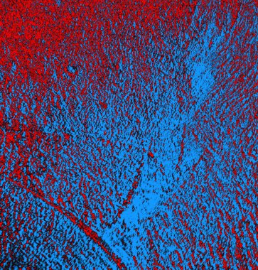 Soyut arkaplan, doku. Mavi ve kırmızı 