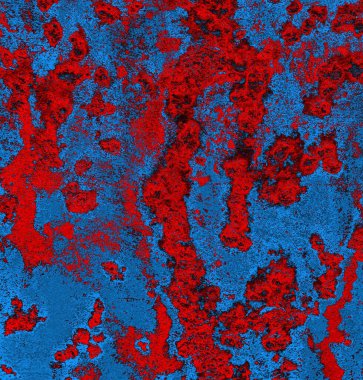 Soyut arkaplan, doku. Mavi ve kırmızı 