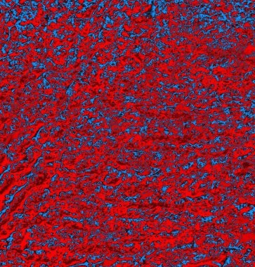 Soyut grungy desenli mavi ve kırmızı arkaplan