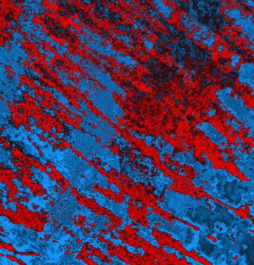 Soyut arkaplan, doku. Mavi ve kırmızı 