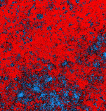 Soyut grungy desenli mavi ve kırmızı arkaplan