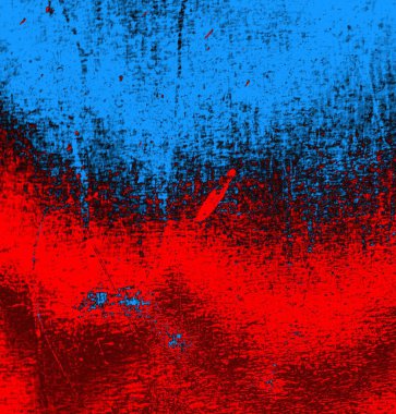 Soyut grungy desenli mavi ve kırmızı arkaplan